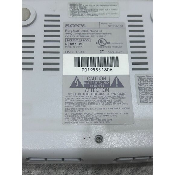 Sony PlayStation 1 PSOne Console Modal SCPH-101 Video Game Consoles - Picture 6 of 8